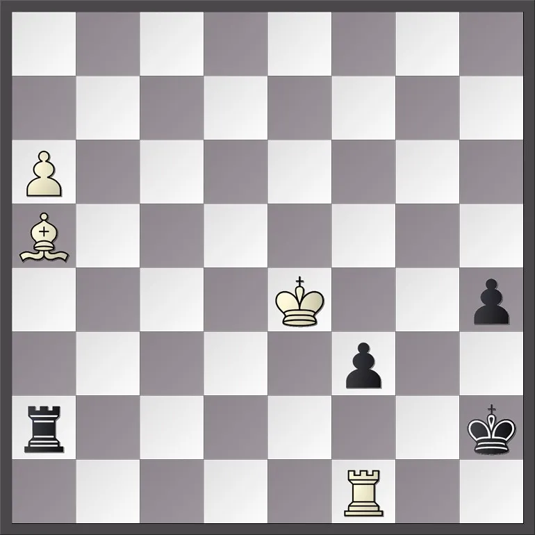 Chess Study by Kuznetsov