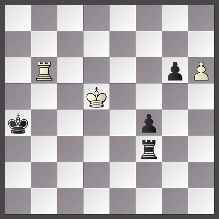 White wins - study by Troitzky